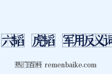 六韬·虎韬·军用反义词是什么意思的图片